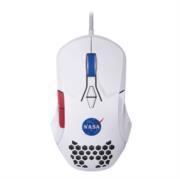 Mouse TechZone NASA Gamer RGB Hasta 6000dpi USB Color Blanco-Azul