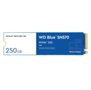 Unidad De Estado Solido SSD Interno Western Digital Blue SN570 250GB M.2 2280 PCIe 3.0 NVMe Lect 3300/1200 MB/s