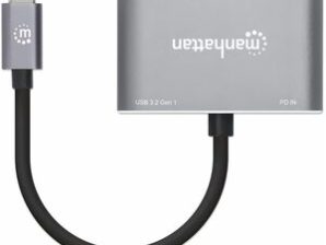 Manhattan DOCKING USB-C 4 PTOS HDMIVGA USB-AUSB-C PD DOCKING USB-C 4 PTOS HDMIVGA USB-AUSB-C PD