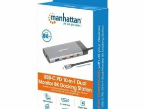Manhattan DOCKING USB-C 10PTOS 2XHDMI 5XU SB-A USB-C USB-C PD RJ45 LECTOR DOCKING USB-C 10PTOS 2XHDMI 5XU SB-A USB-C USB-C PD RJ45 LECTOR