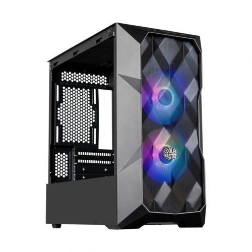 Cooler Master (A) GABINETE COOLER MASTER TD300MESH ARGB NEGRO TG MEDIA TORRE ATX GABINETE COOLER MASTER TD300 MESH ARGB NEGRO TG MEDIA TORRE ATX