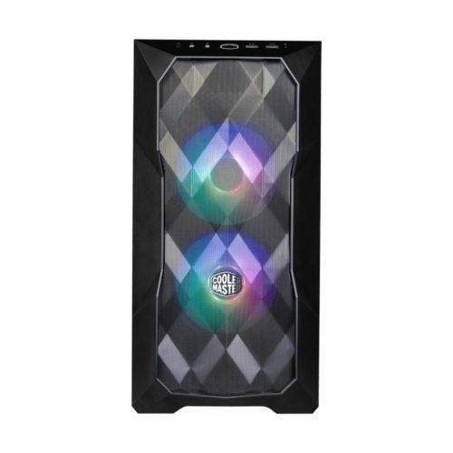 Cooler Master (A) GABINETE COOLER MASTER TD300MESH ARGB NEGRO TG MEDIA TORRE ATX GABINETE COOLER MASTER TD300 MESH ARGB NEGRO TG MEDIA TORRE ATX