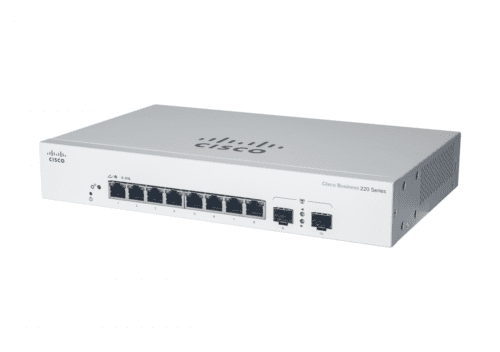 Cisco CBS220 SMART 8-PORT GE FULL POE EXT PS 2X1G SFP CBS220 SMART 8-PORT GE FULL PO E EXT PS 2X1G SFP CBS220 SMART 8-PORT GE FULL PO E EXT PS 2X1G SFP