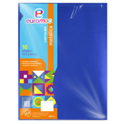 Cartulina Metalica Euromac Azul Rey 47.5 X 66 cms Bolsa c/10 hojas