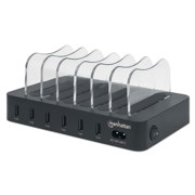 Estación de carga Manhattan USB-A 6 dispositivos 50W