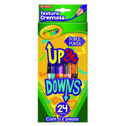 Lápices de colores Crayola Up y Downs con 12 piezas