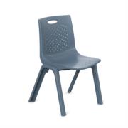 Silla de Visitas/Comedor Nextep Fibra Alta Resistencia Apilable Gris Oscuro