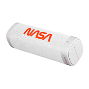 Bocina Inalambrica Techzone color Blanco con Rojo Nasa Fusion TWS de Soporte