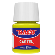 Pintura Cartel Baco 50 Amarillo Limon 25 ML