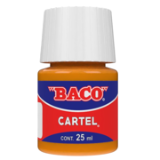 Pintura Cartel Baco 52 Amarillo Oscuro 25 ML