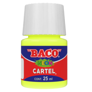 Pintura Cartel Baco 01 Amarillo Luminoso 25 ML