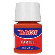 Pintura Cartel Baco 54 Rojo Bermellon 25 ML