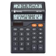 Calculadora Nextep 12 Digitos Pantalla Doble Escritorio Solar/Bateria Funcion Revisar Y Corregir