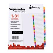Seprador Economico Nextep 31 Divisiones Con Numero