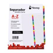 Seprador Economico Nextep Abecedario Impreso A-Z