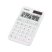 Calculadora CASIO de bolsillo SL-310YC-WE color blanca de 10 digitos pantalla extragrande solar y bateria